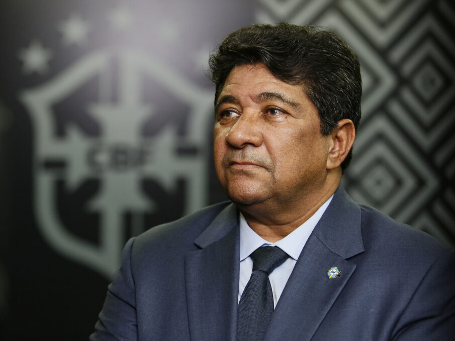 Presidente da CBF, Ednaldo Rodrigues, fala pela primeira vez sobre denúncia de Renato em jogo do Grêmio