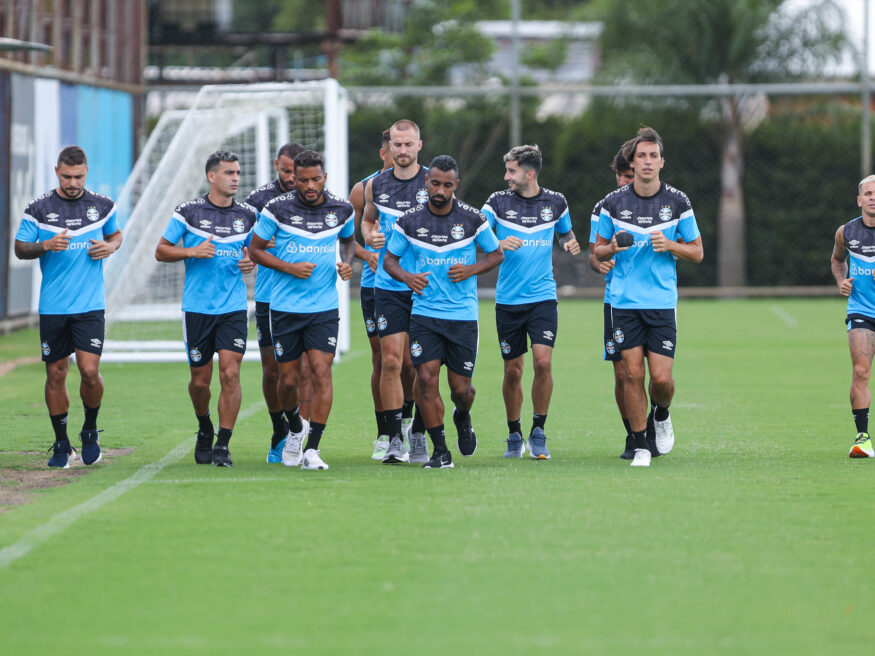 Grupo de jogadores do Grêmio