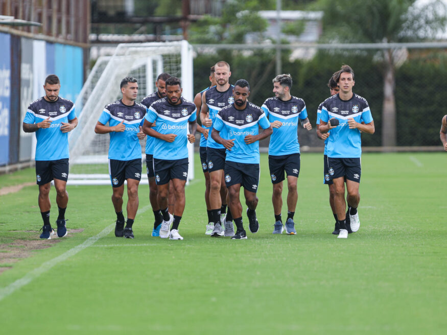 Grupo de jogadores do Grêmio