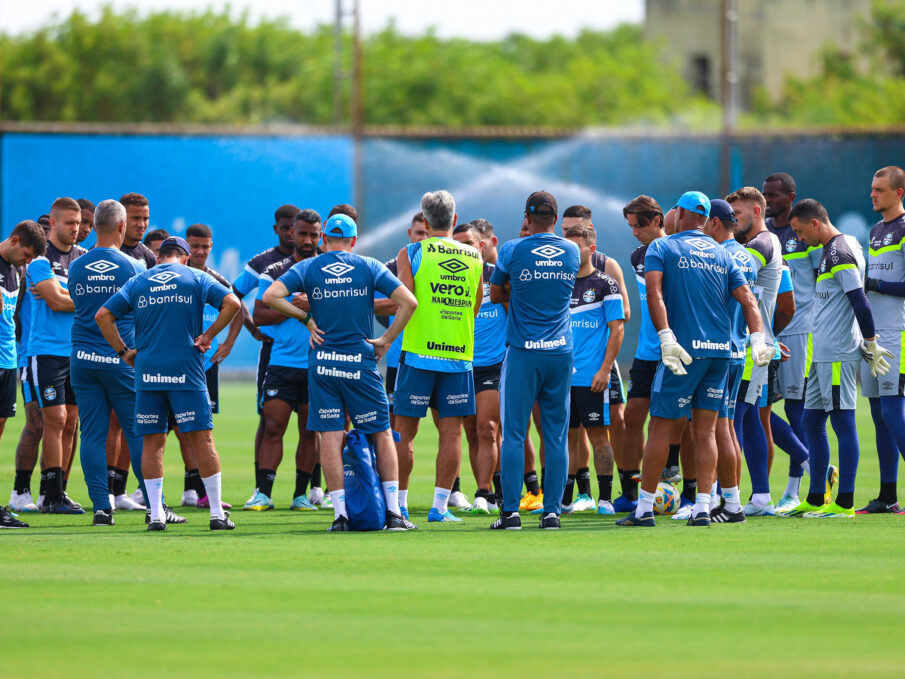 Grupo de jogadores do Grêmio