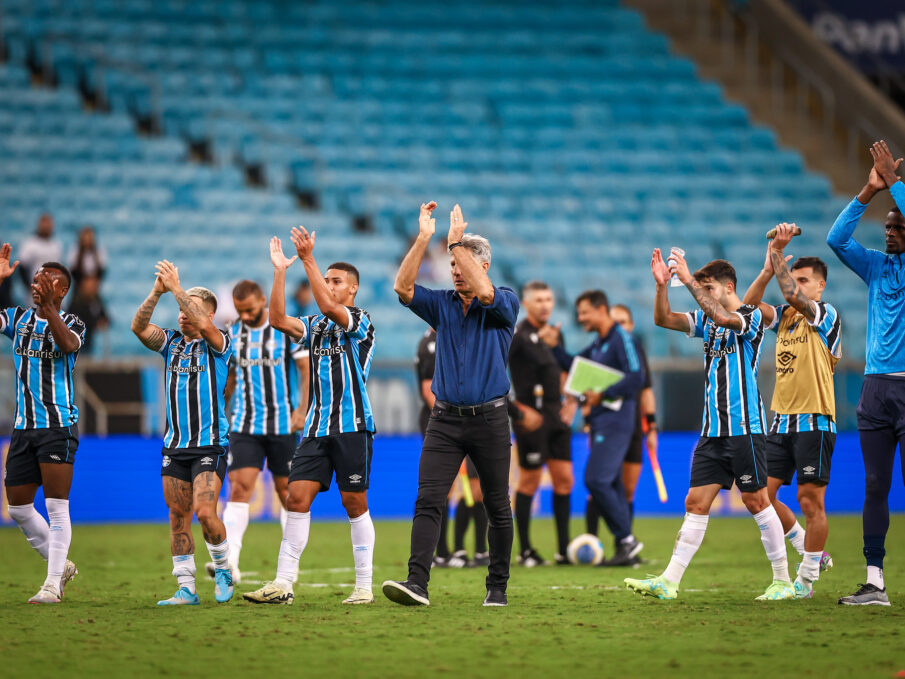 Grupo de jogadores do Grêmio