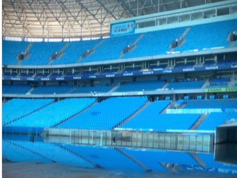 Imagens revelam situação da Arena do Grêmio