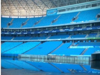 Imagens revelam situação da Arena do Grêmio