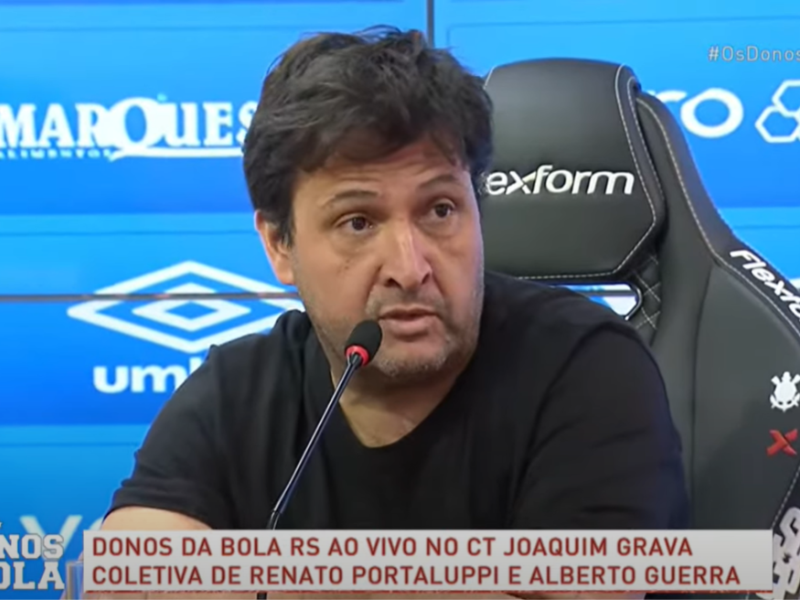 Guerra fala sobre futuro do Brasileirão e o movimento do Grêmio
