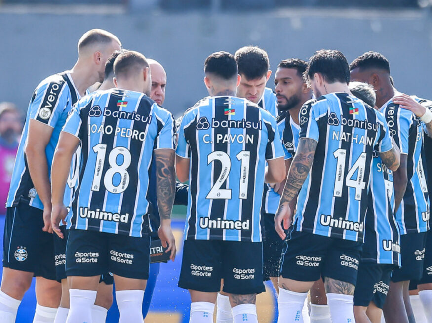 Grupo de jogadores do Grêmio