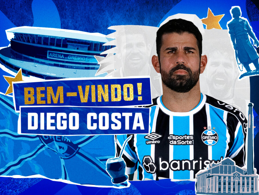 Grêmio anuncia Diego Costa