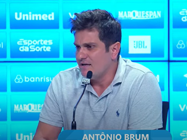 Antônio Brum, vice de futebol do Grêmio