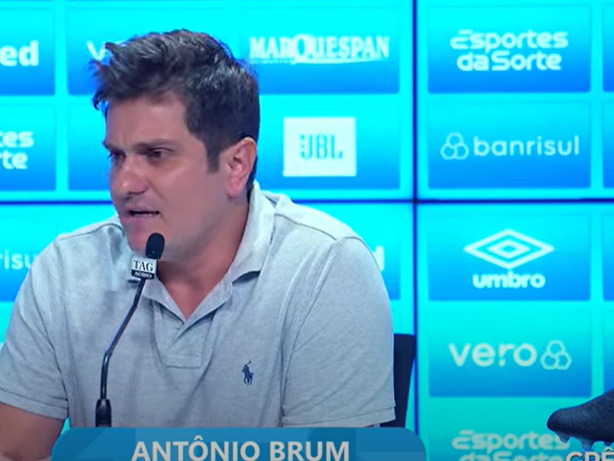 Antônio Brum, vice de futebol do Grêmio