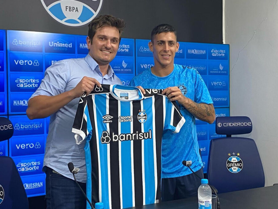 Pavón usará a camisa 21 no Grêmio